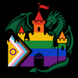 Zeigt die Regenbogenflagge, um zu signalisieren, dass die Gothic Seelsorge ein Safe Space, sicherer Ort, für alle Menschen ist